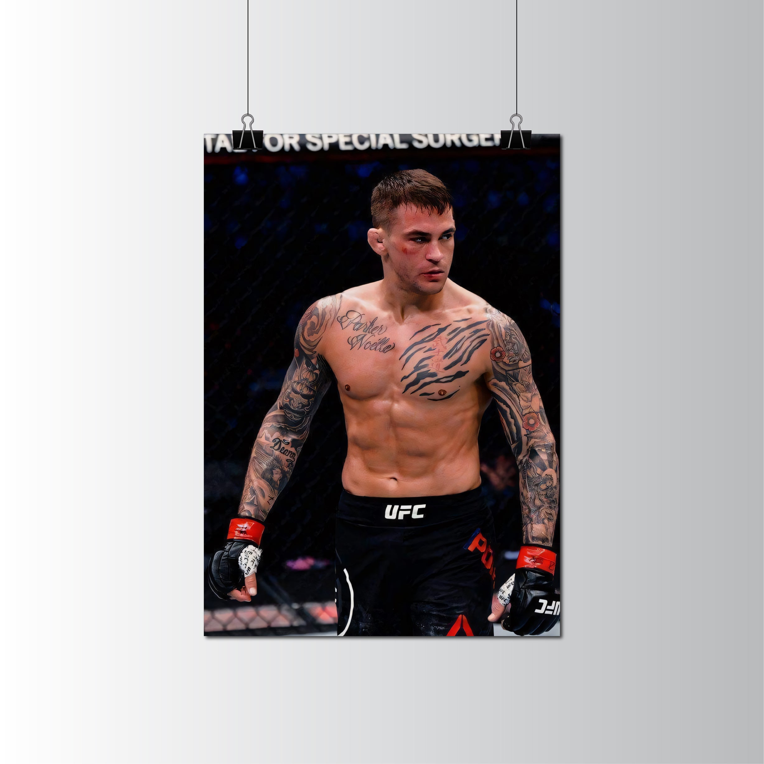Dustin Poirier UFC Fighter Poster