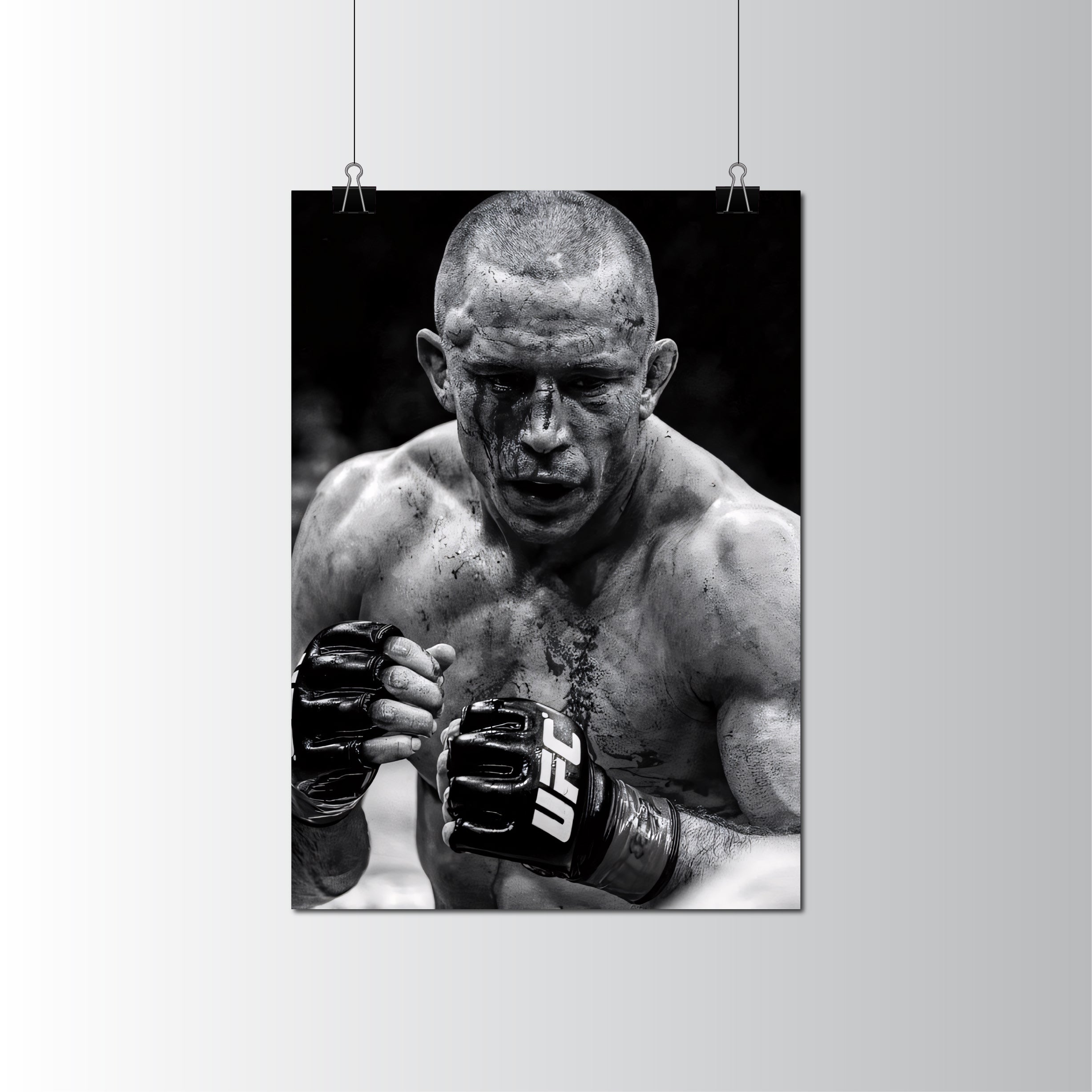 Georges St-Pierre UFC Fighter Poster