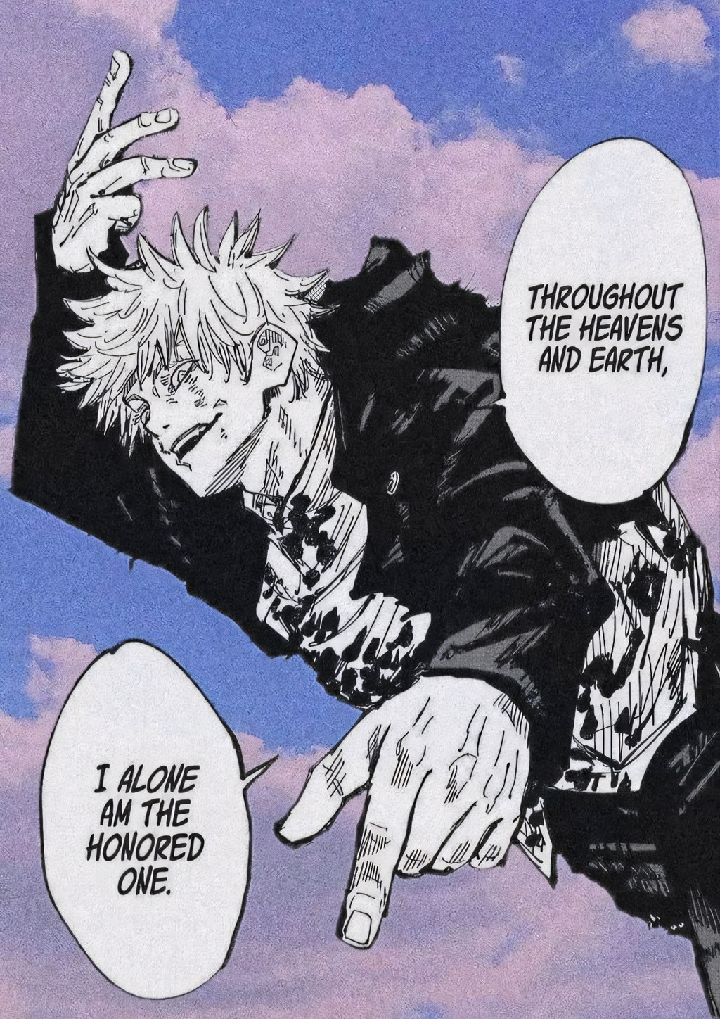 Gojo Jujutsu Kaisen Poster 05