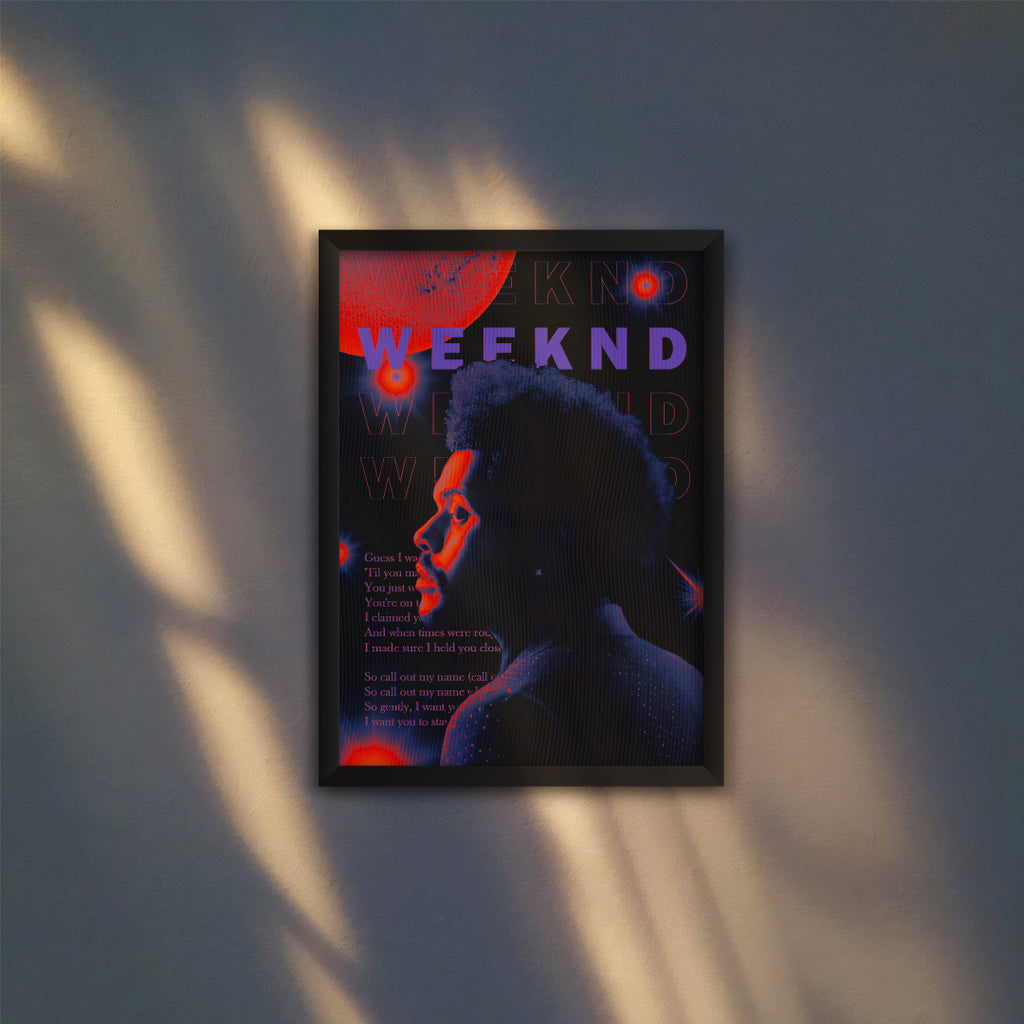 The weeknd poster